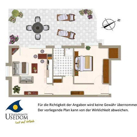 Strandoase Whg 17 Heringsdorf (Usedom)